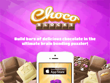 Tablet Screenshot of choco-blocks.com